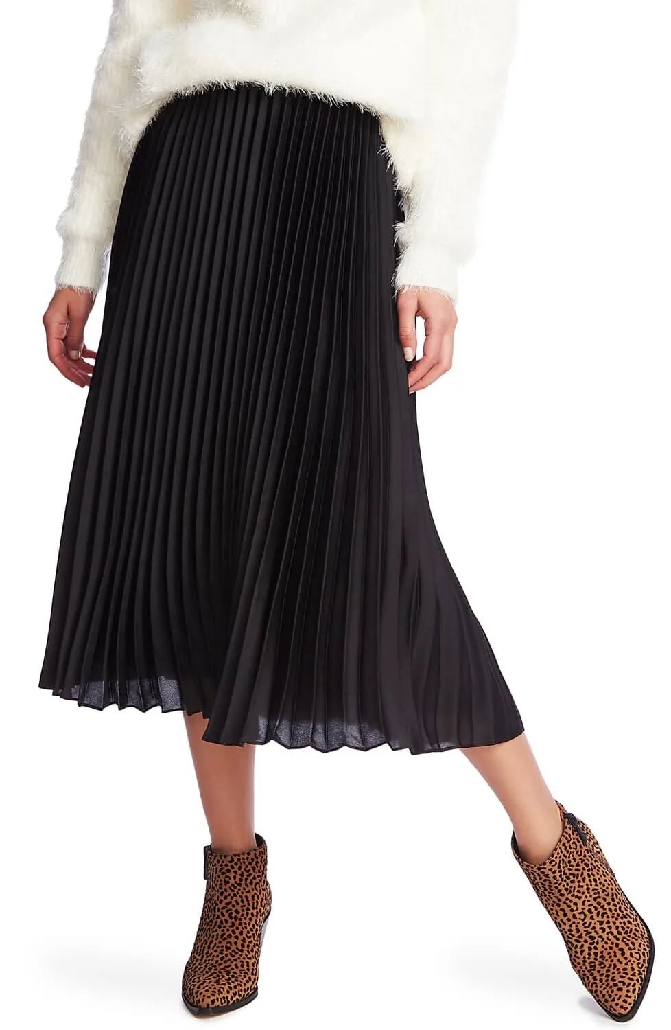 1. State Pleated Midi Skirt