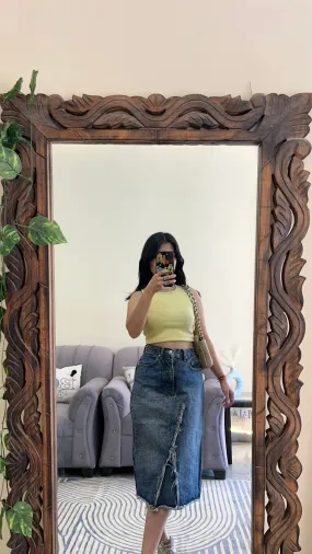 27) Korean skirt 28 waist/l:26