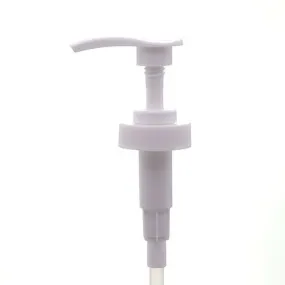 38/400 White P/P Plastic Ribbed Skirt Lotion Pump with 11" Dip Tube