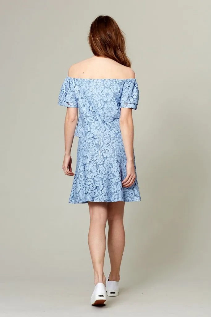 50% OFF MAHLIA SKIRT CORN BLUE