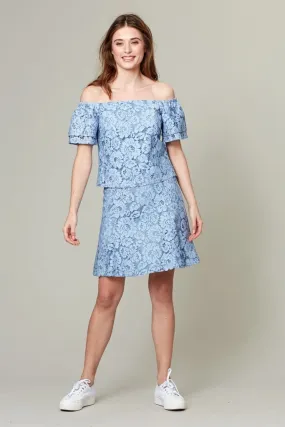 50% OFF MAHLIA SKIRT CORN BLUE