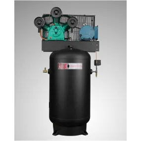7.5 HP 80 Gallons Double Stage Vertical Electric Industrial Air Compressor
