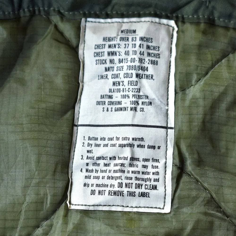 ’83 U.S.ARMY ライナー付き！ M-65 3rd フィールドジャケット 240311