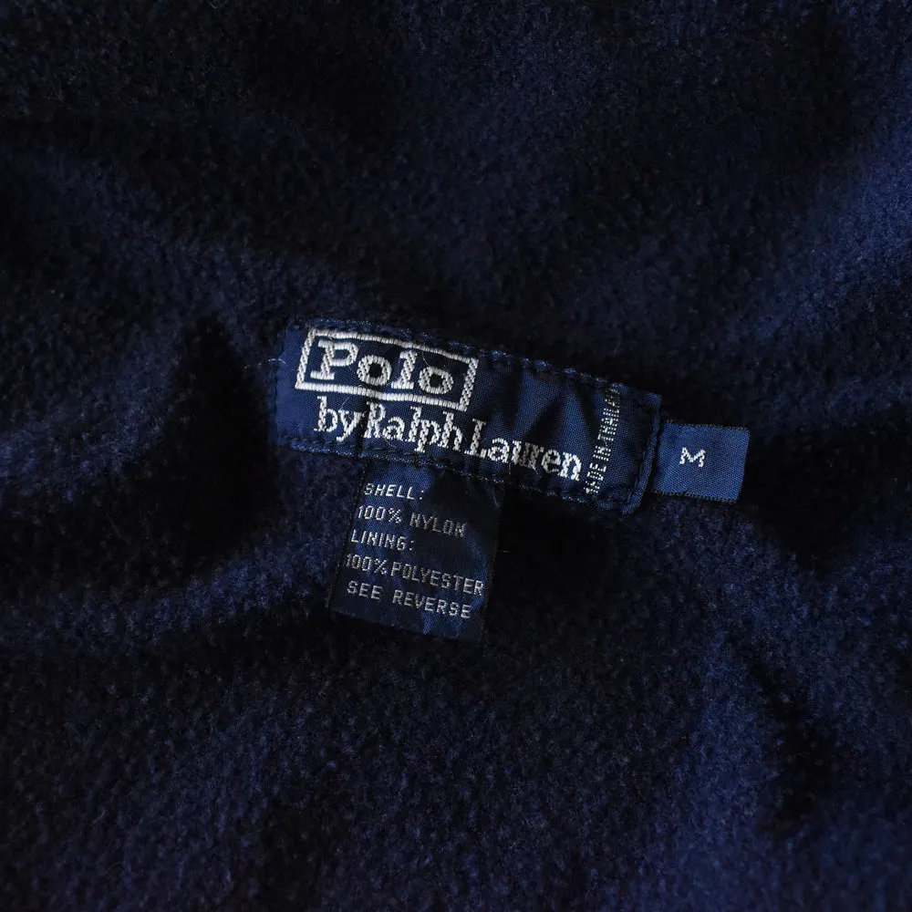 90's Polo Ralph Lauren “POLO SPORT” フリースライナー シェルジャケット 240128