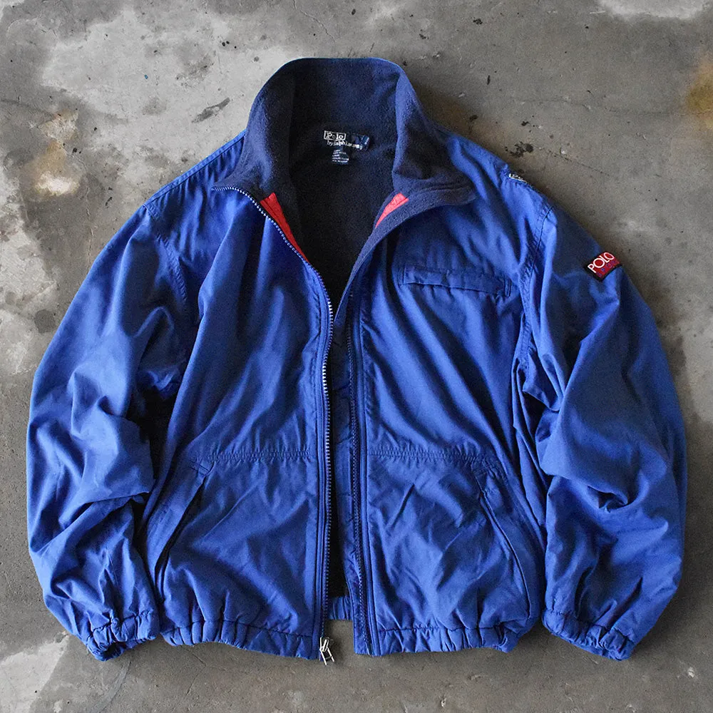 90's Polo Ralph Lauren “POLO SPORT” フリースライナー シェルジャケット 240128