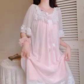 A Most Beautiful Dream  Sleepwear Kawaii Academia Y2K Cottagecore Coquette Fairycore Dollette Princesscore