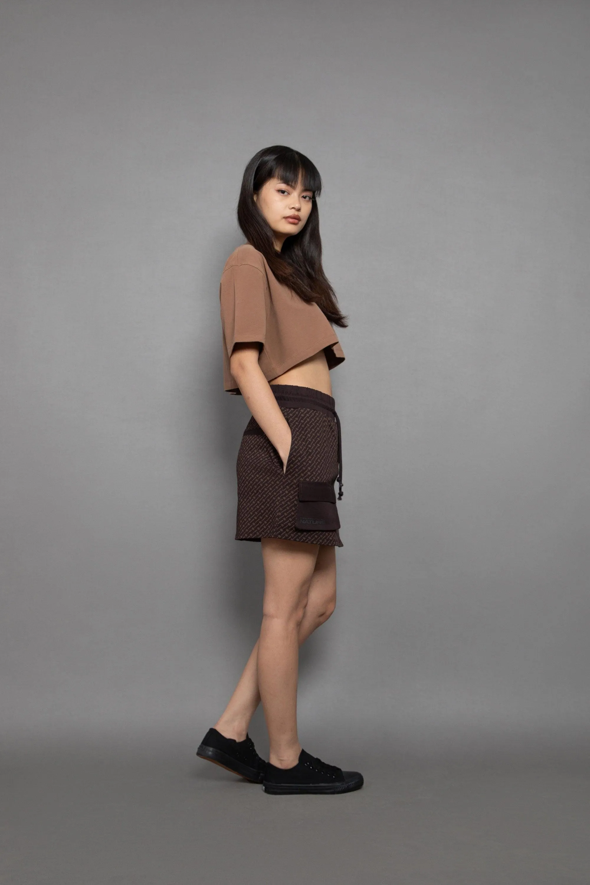 All Over Heavy Jersery Short Skirt
