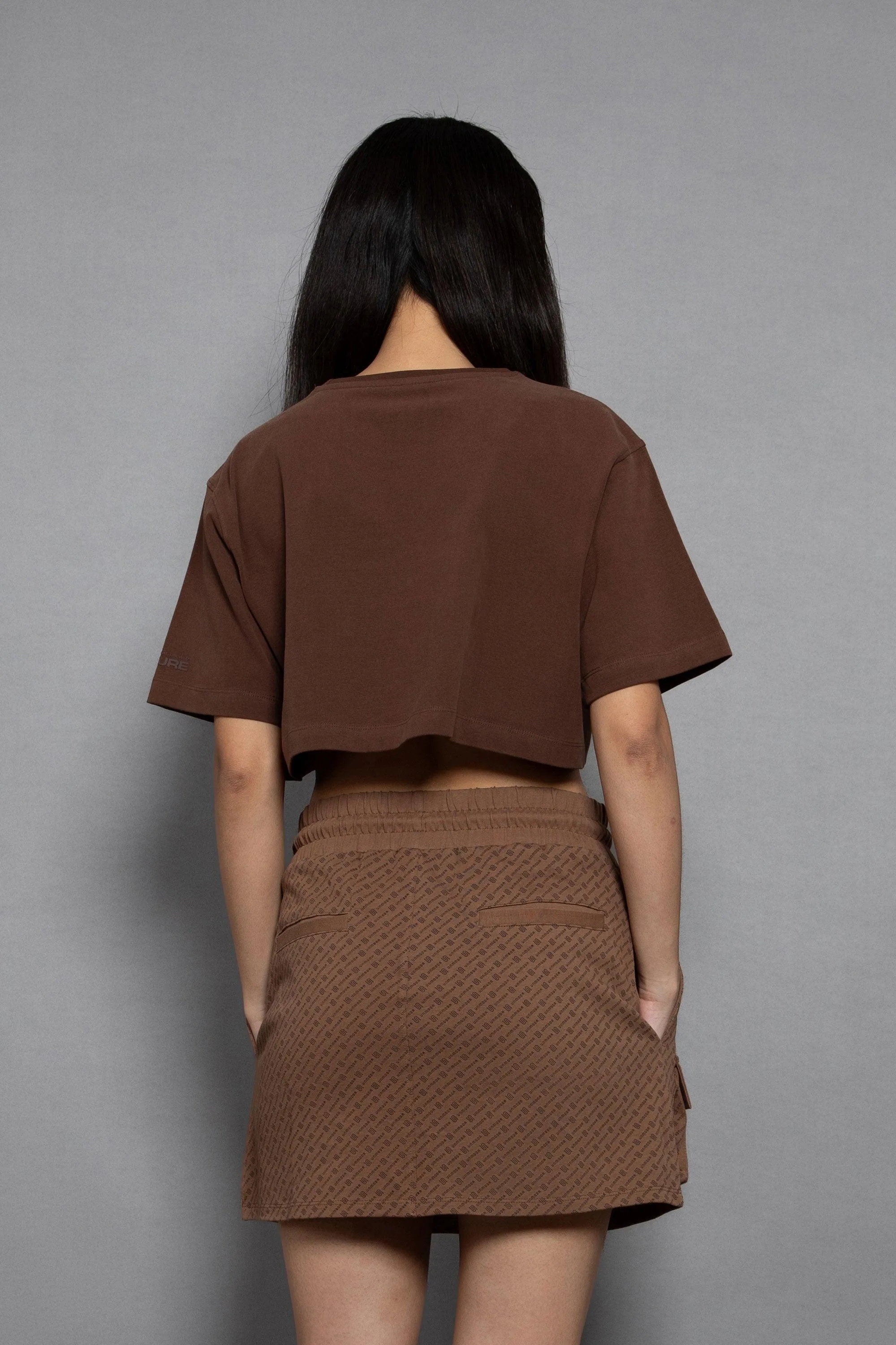 All Over Heavy Jersery Short Skirt