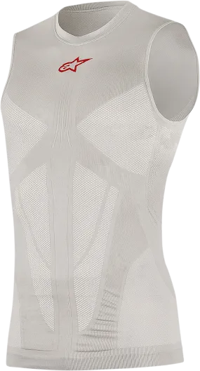 ALPINESTARS Tech Tank Summer - Silver/Red - Medium/Large 1752017-198-M/L