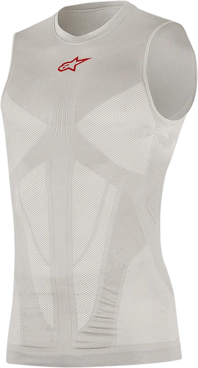 ALPINESTARS Tech Tank Summer - Silver/Red - Medium/Large 1752017-198-M/L