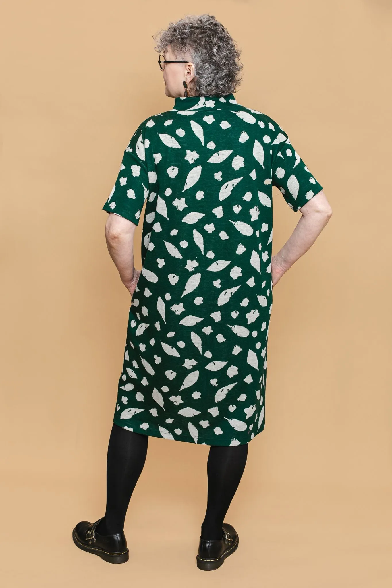 Alppiruusu Merino Wool Dress Green