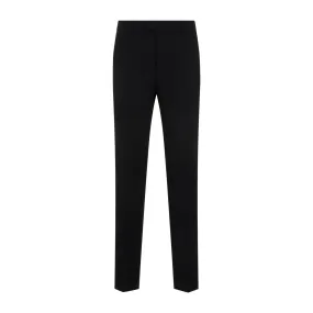 AMI PARIS Mens Tapered Trousers in Black for SS24