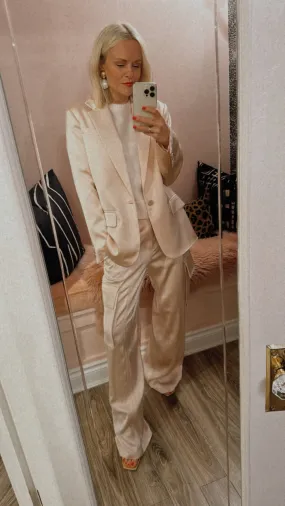'Axel' Satin Blazer