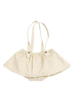 BABY CORDUROY SKIRT W. BLOOMERS - CREAM
