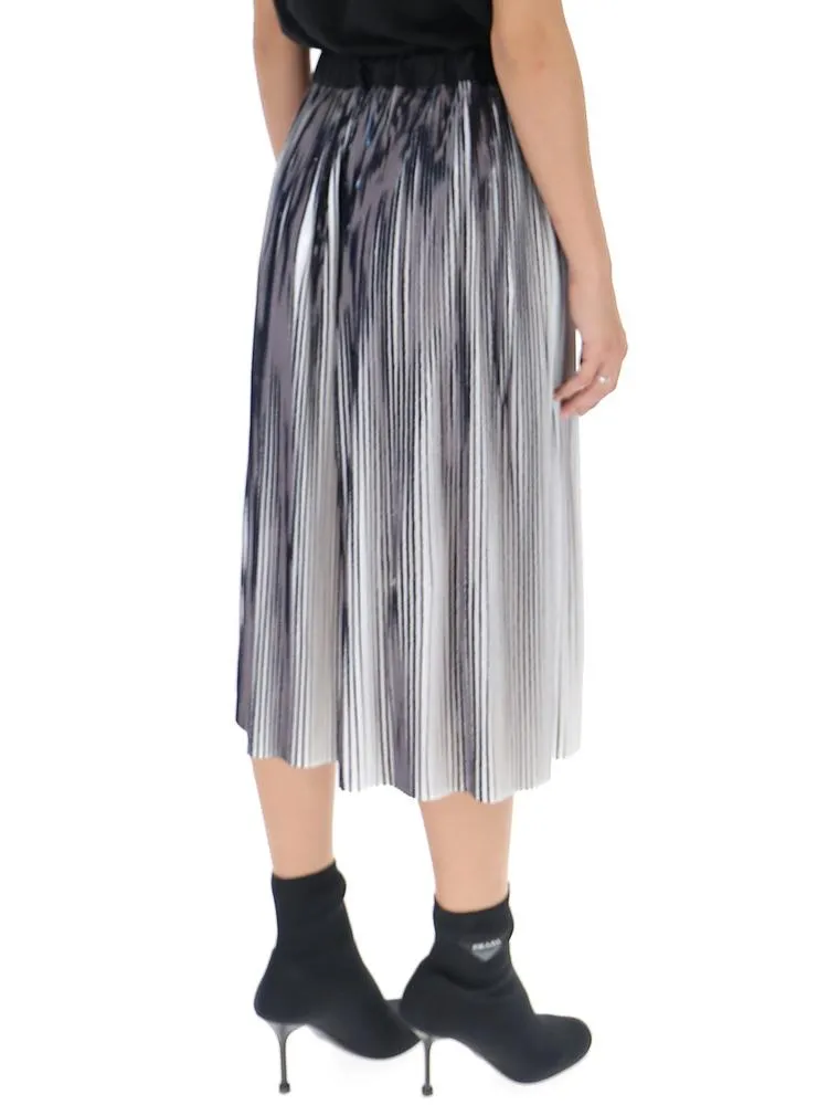 Balmain Pleated Midi Skirt