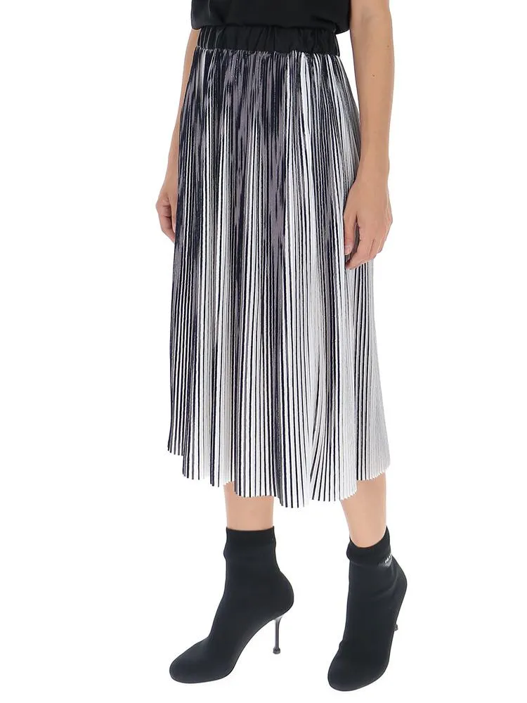 Balmain Pleated Midi Skirt