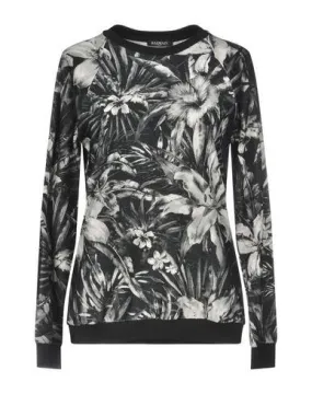 Balmain Women Sweatshirt Dark green 10 UK