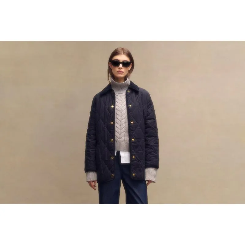 Barbour Maisie Wide Leg Ladies Jeans - Dark Indigo Wash