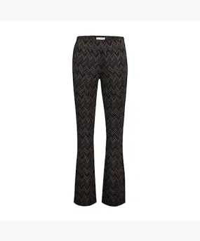 Bebette Herringbone Pants Black