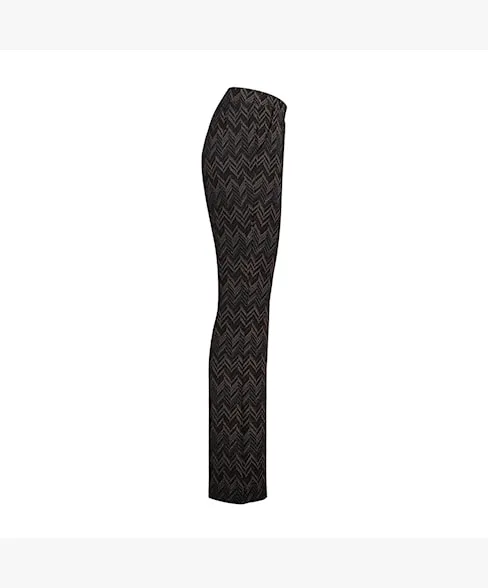 Bebette Herringbone Pants Black