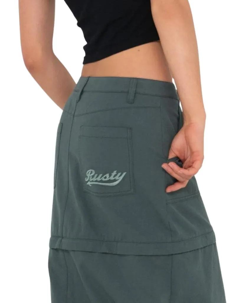 Billie Low Rise Ripstop Zip Off Skirt