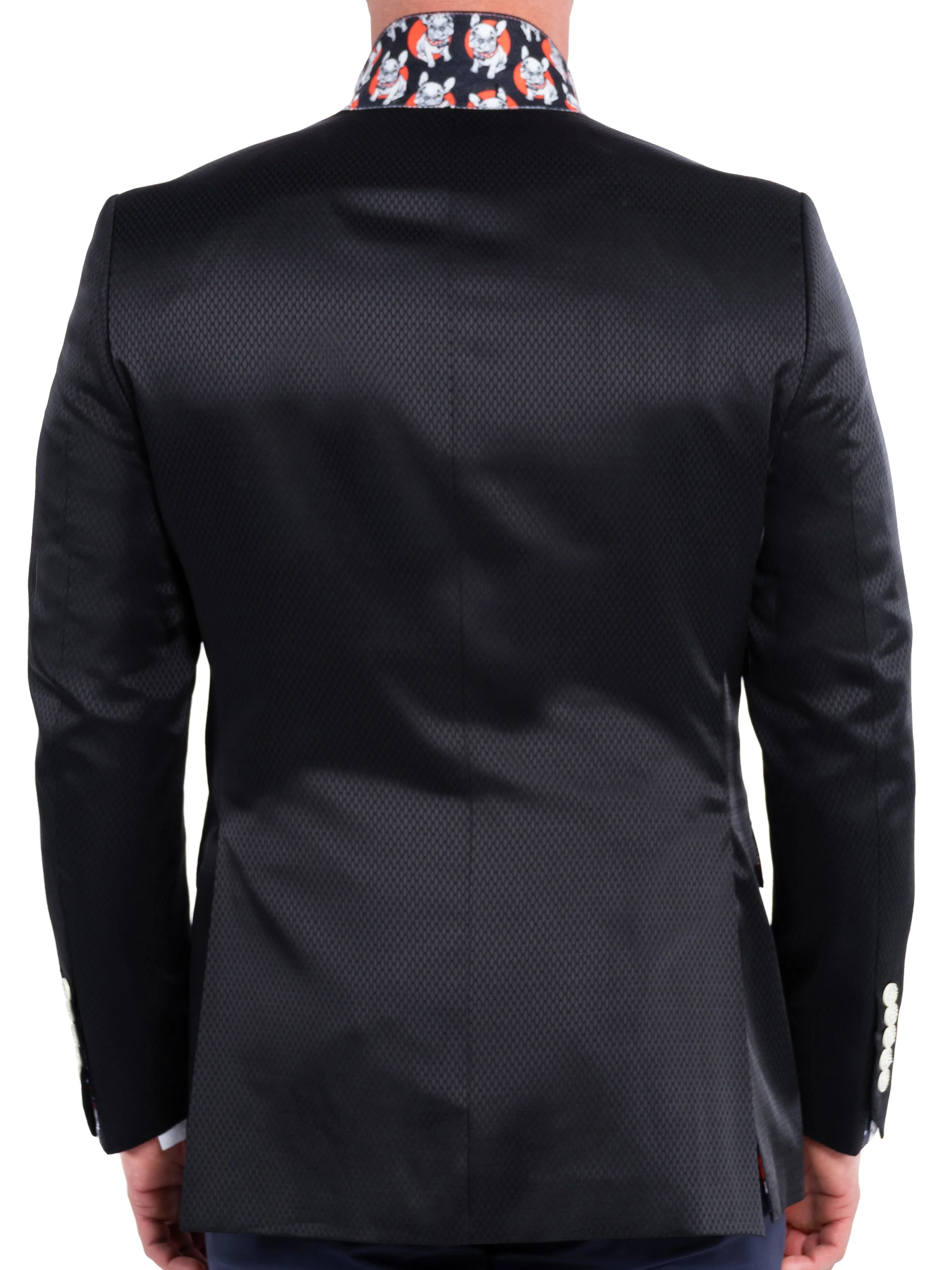 Blazer socrate DiamondPattern Black