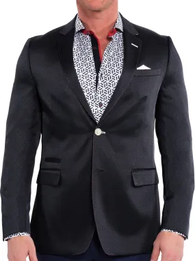 Blazer socrate DiamondPattern Black