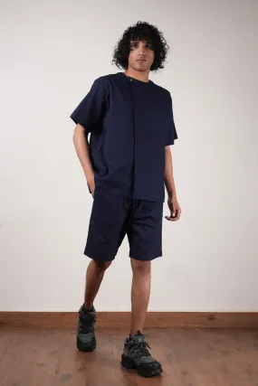 Blue Overlap Men's T-Shirt