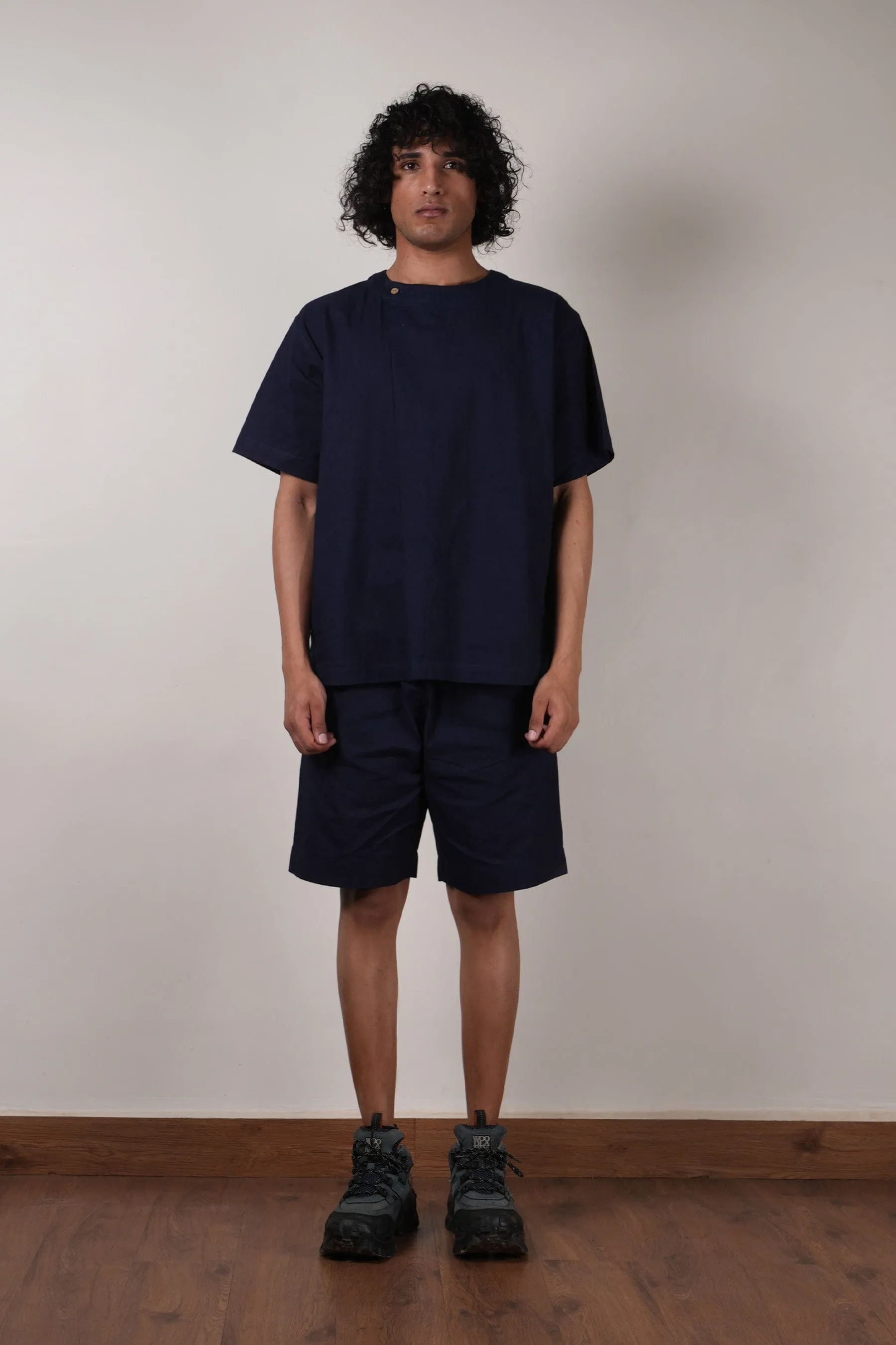 Blue Overlap Men's T-Shirt