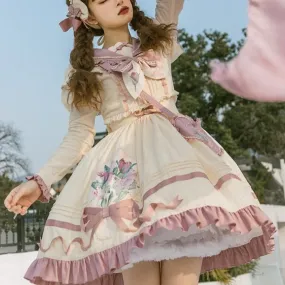 Bouquet from Memories Past     Cutecore  Dress Kawaii Academia Y2K Cottagecore Coquette Fairycore Dollette Princesscore