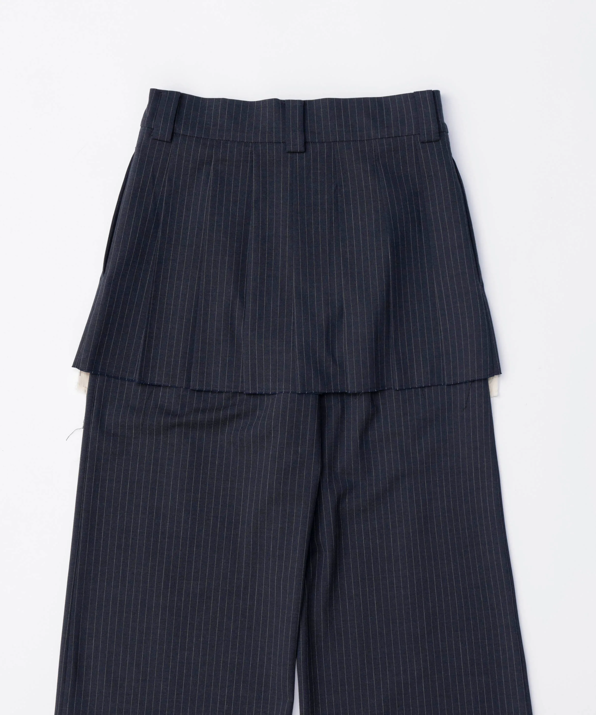 Box Pleated Skirt Pants