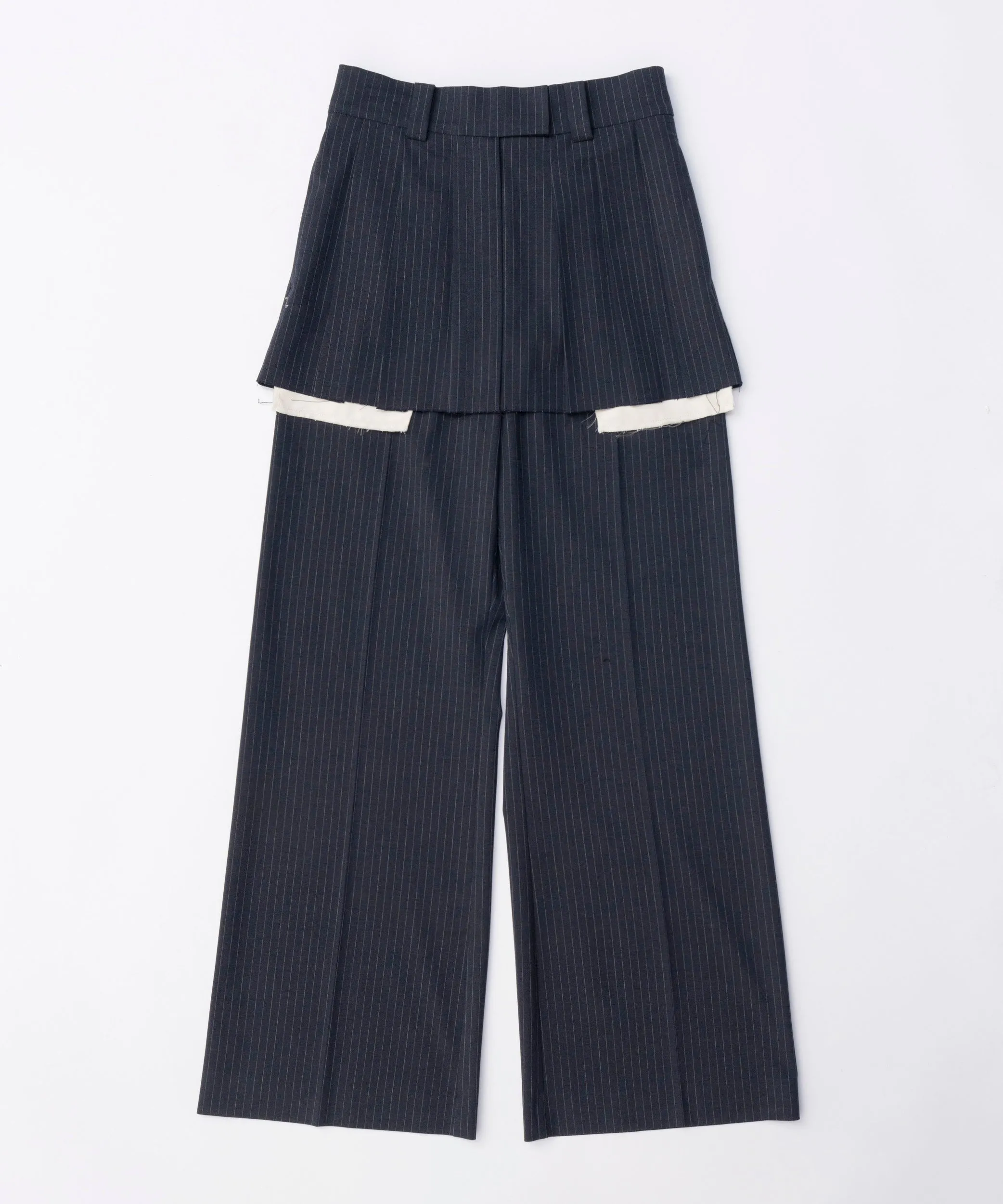 Box Pleated Skirt Pants