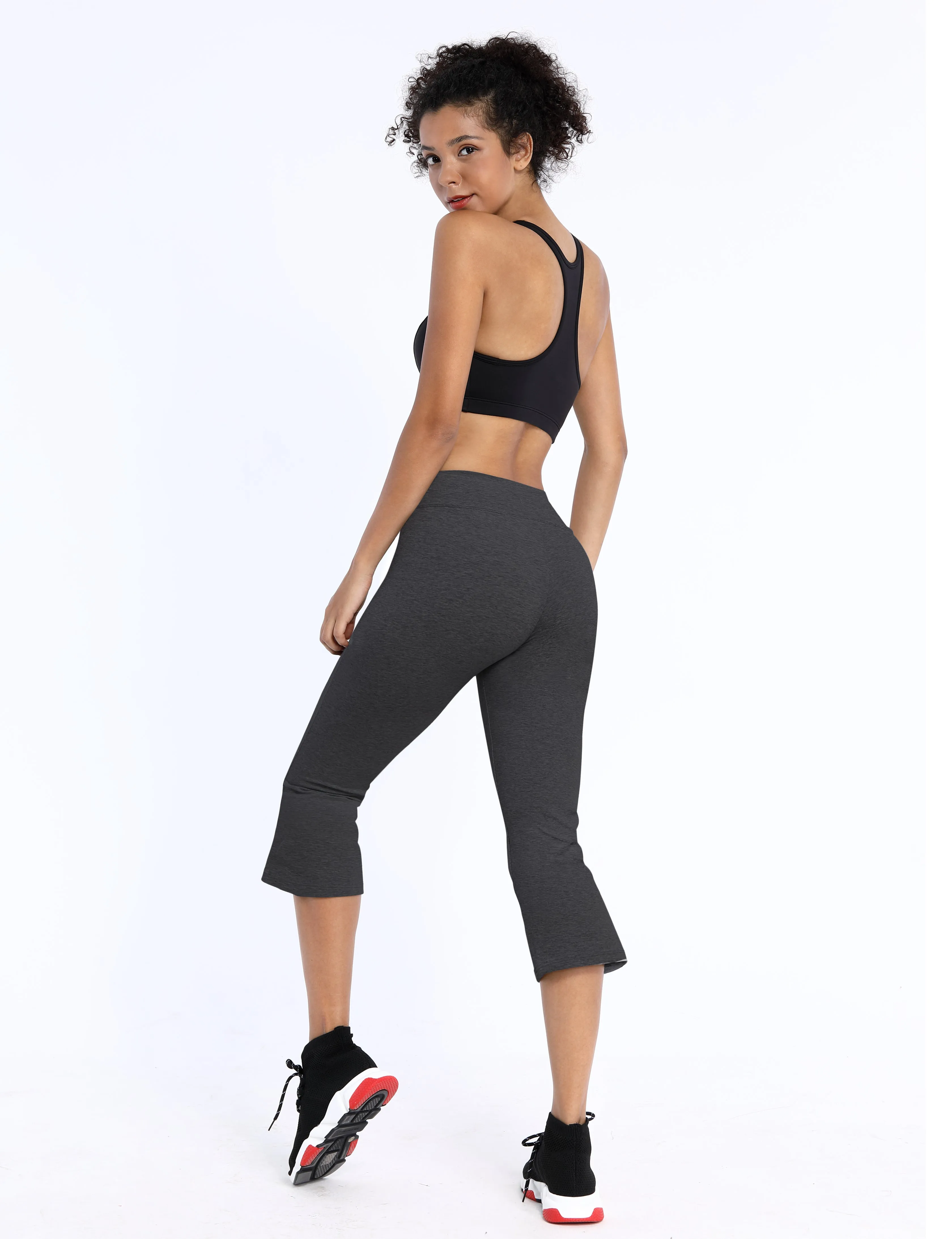 BUBBLELIME 90C/10S Bootcut Sweat Pants 21" inseam_yogastudio