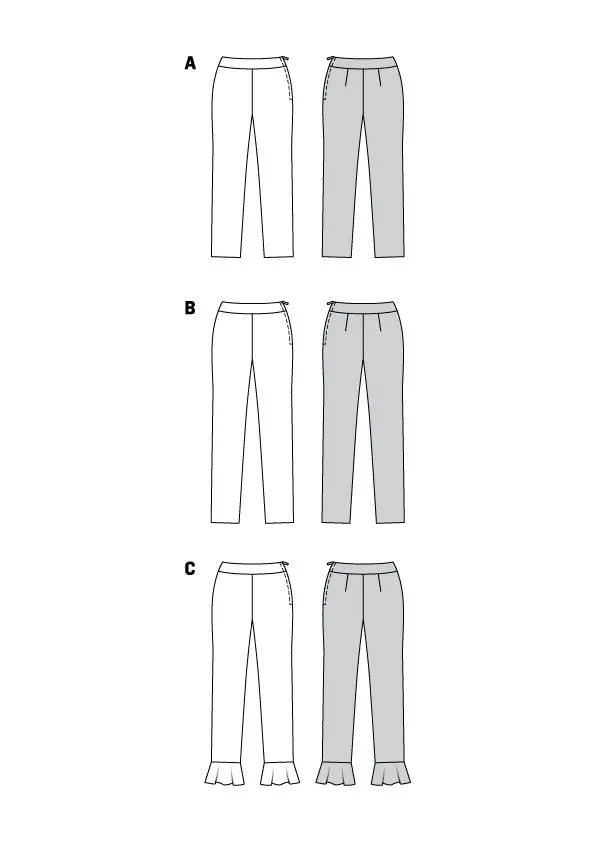 Burda X06072 Misses Skirt/Pants