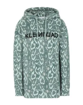 Calvin Klein Women Sweatshirt Emerald green M INT