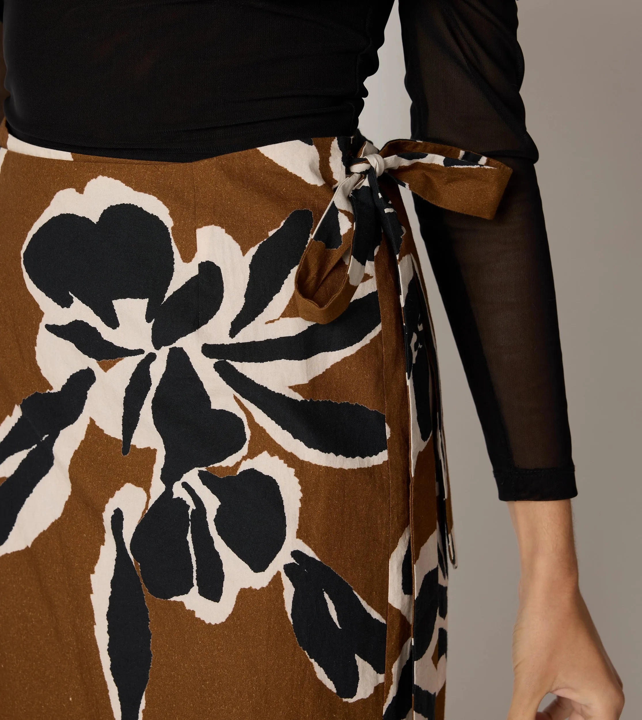 Camilla Midi Skirt | Smoked Clover