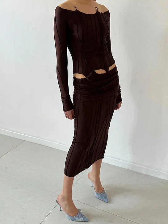 Chocolate Tube Dress/Skirt