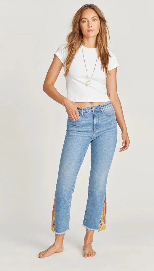 Clara Ankle Flare - Sundaze | Driftwood Jeans