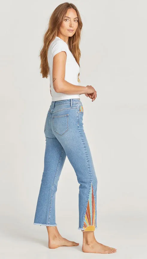 Clara Ankle Flare - Sundaze | Driftwood Jeans