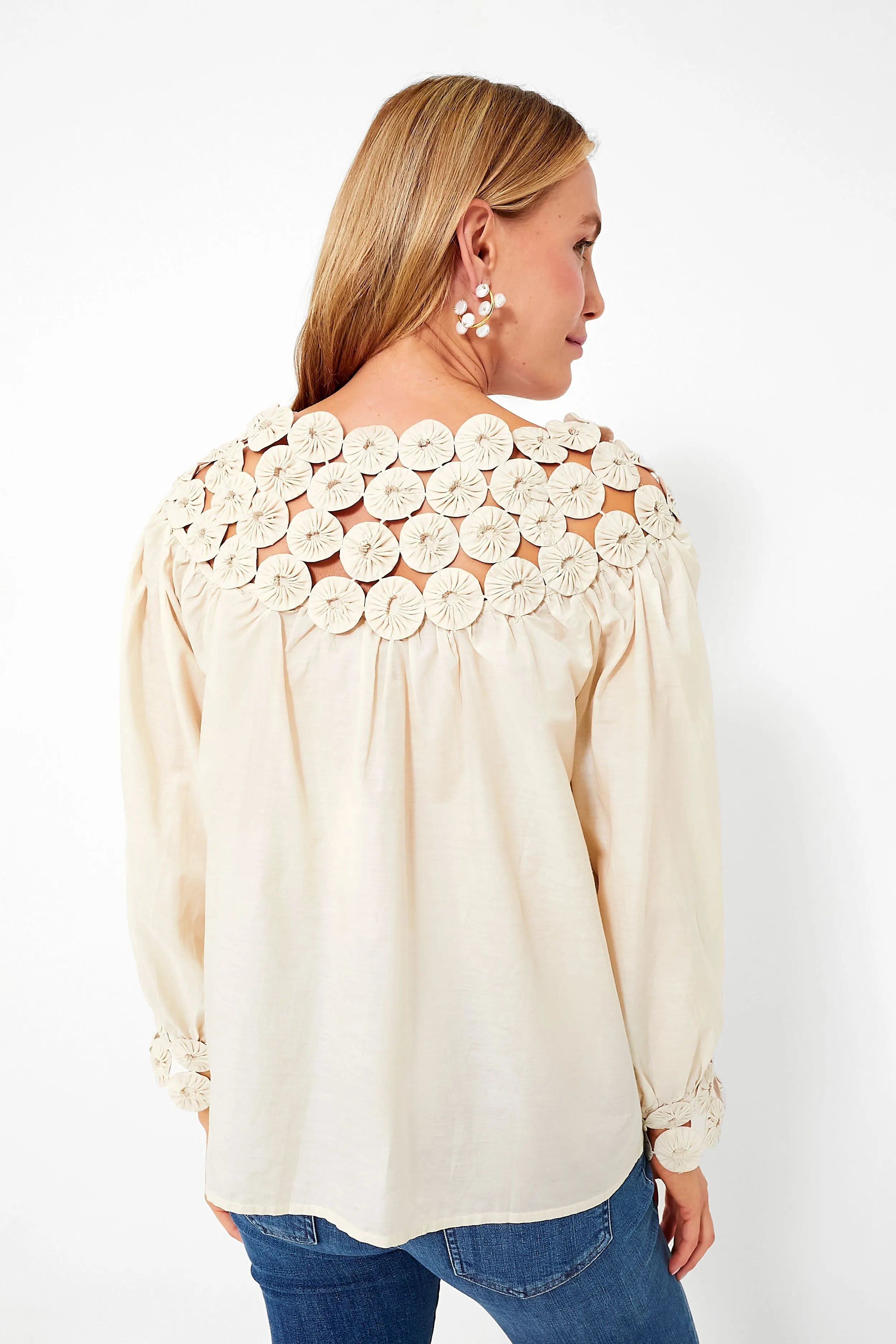 Cream Rosenberg Blouse
