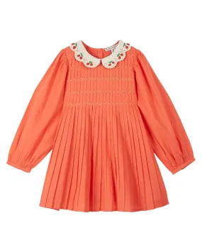 CROCHET COLLAR SMOCKED DRESS - AA044 - PASTEQUE