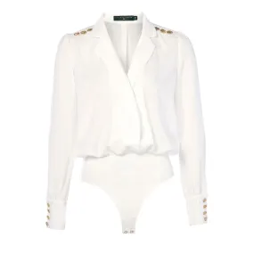 Cupro Shirt Bodysuit
