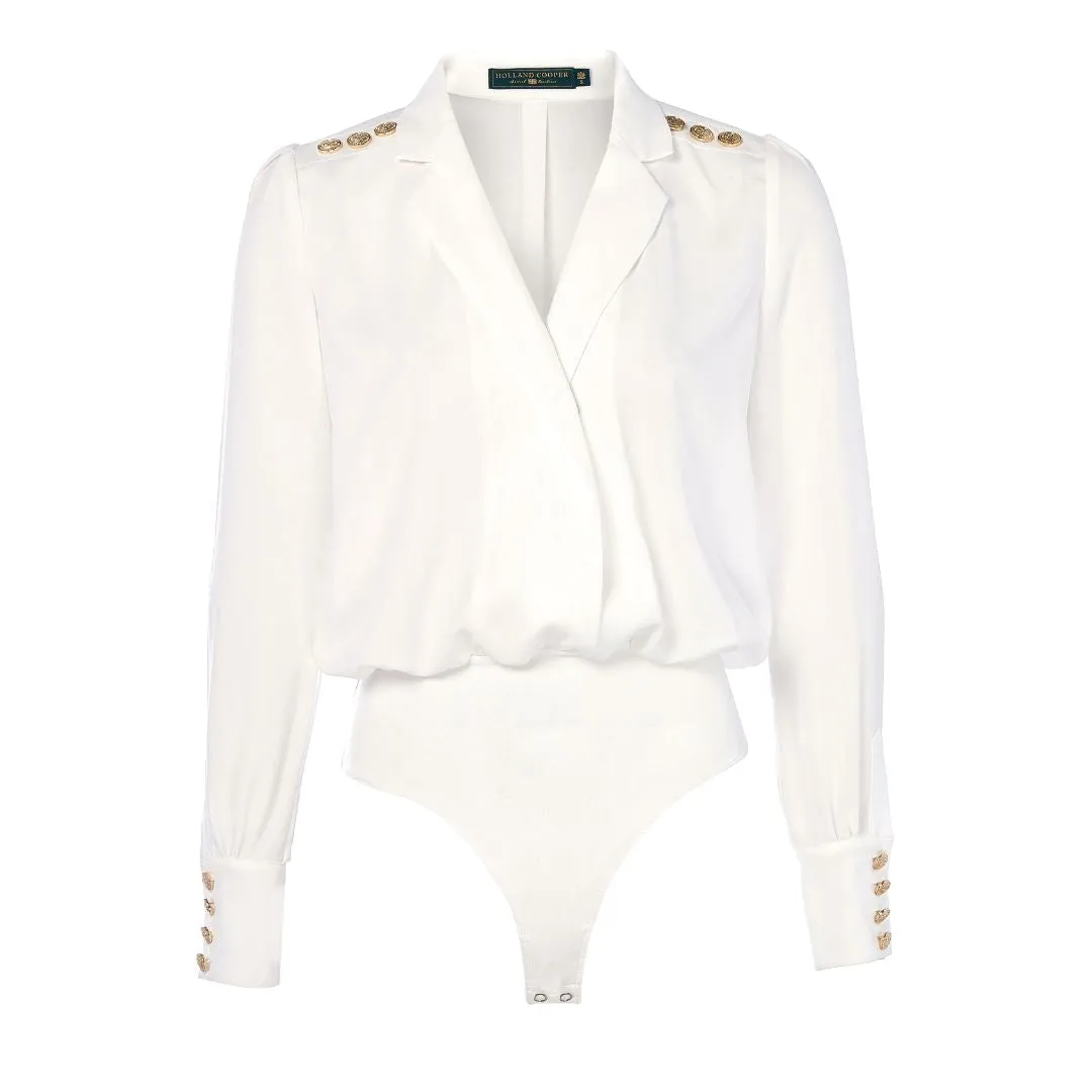 Cupro Shirt Bodysuit
