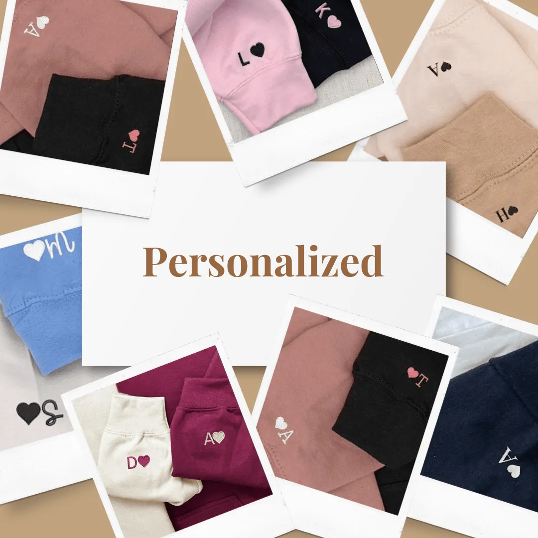 Cute Mouse Couple Matching Hoodies – Custom Embroidered  Sweatshirts For Couples