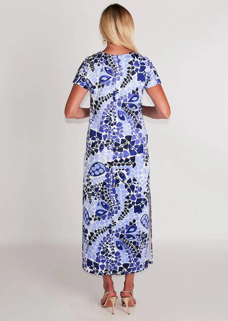 Delray Dress - Spades Indigo