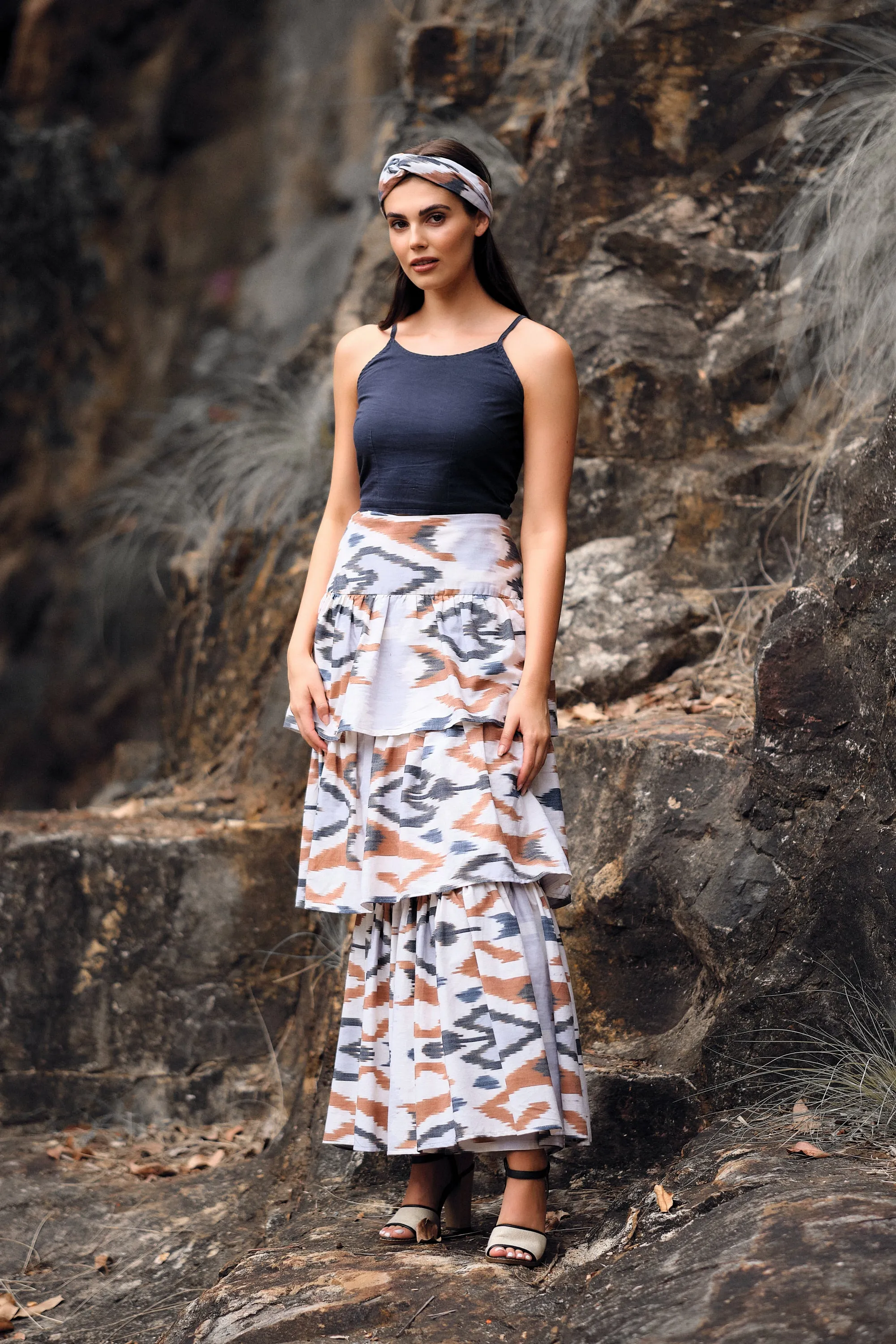 Devi Skirt - Thi Print (Pattern)