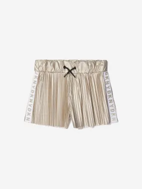 DKNY Girls Pleated Logo Shorts