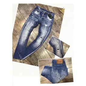 Dsquared2 Slim fit white patch Jeans