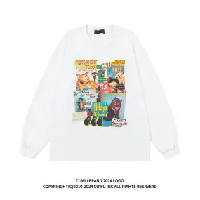 Faire Echo fun cat print sweatshirt