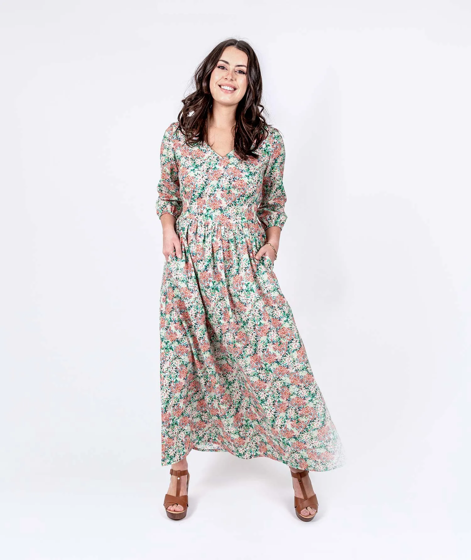 Floral Joy Dress - White